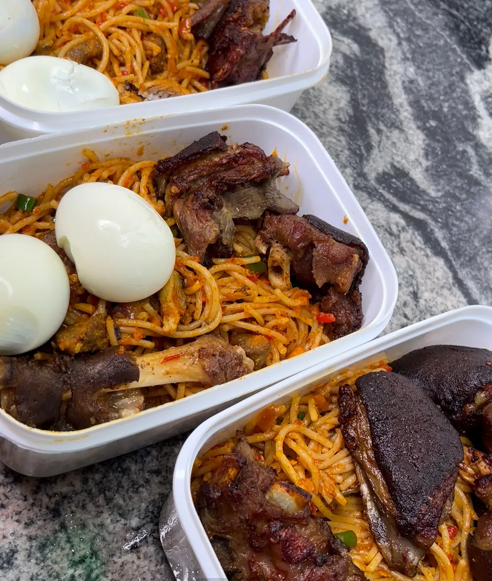 Nigerian food by Booboo's Kitchen on Instagram, Cape Town