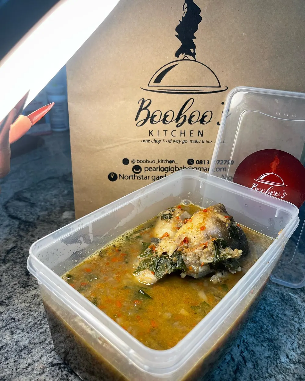 Nigerian food by Booboo's Kitchen on Instagram, Cape Town